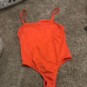 Kona Sol Orange One Piece Swimsuit